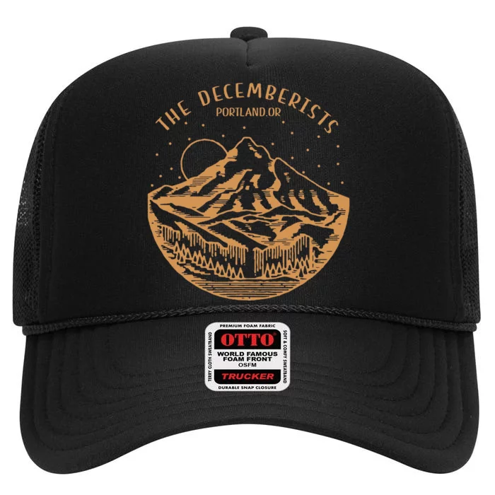 The Decemberists Portland High Crown Mesh Trucker Hat