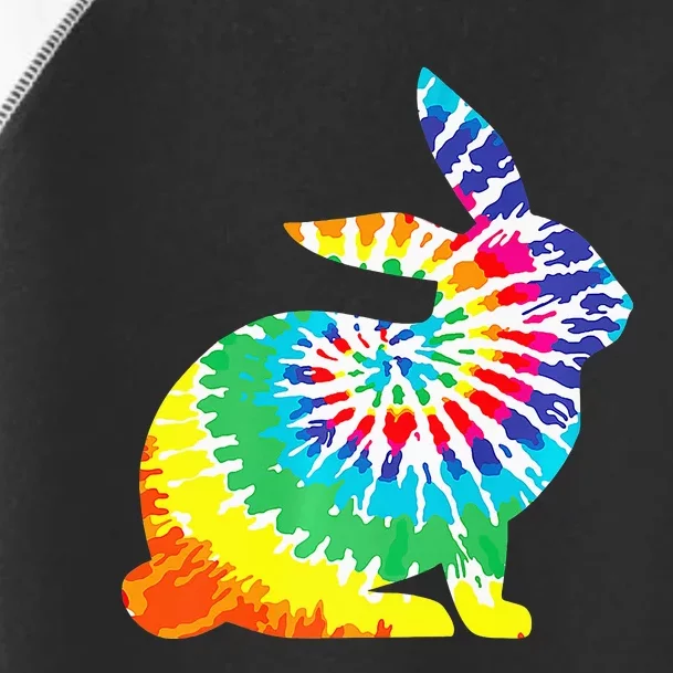 Tie Dye Rabbi Tie Dyed Print Easter Bunny Tee Toddler Fine Jersey T-Shirt