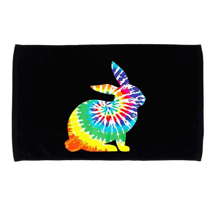 Tie Dye Rabbi Tie Dyed Print Easter Bunny Tee Microfiber Hand Towel