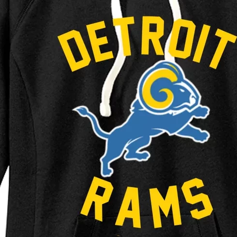 Trending Detroit Rams Logo Women's Fleece Hoodie