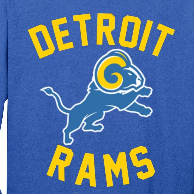 Trending Detroit Rams Logo Long Sleeve Shirt
