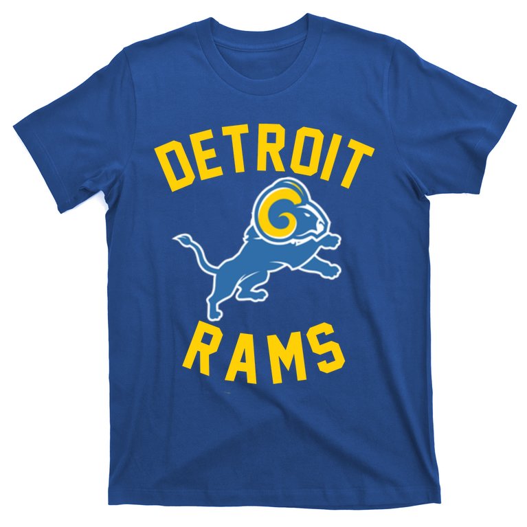 Trending Detroit Rams Logo T-Shirt