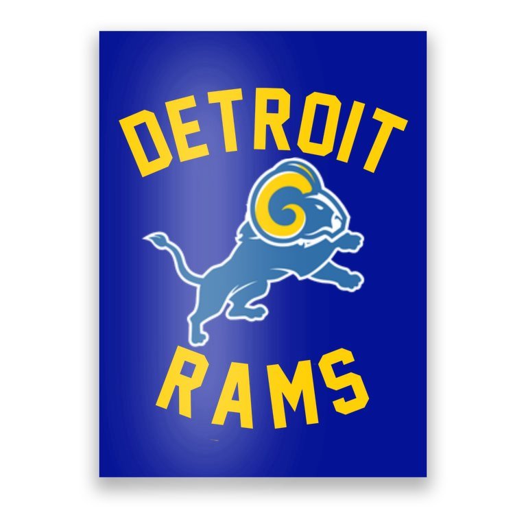 Trending Detroit Rams Logo Poster