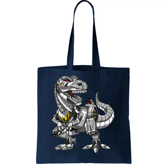 Trex Dinosaur Robot Futuristic Monster Tote Bag