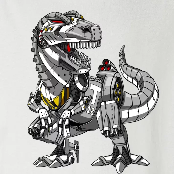 Trex Dinosaur Robot Futuristic Monster Toddler Long Sleeve Shirt