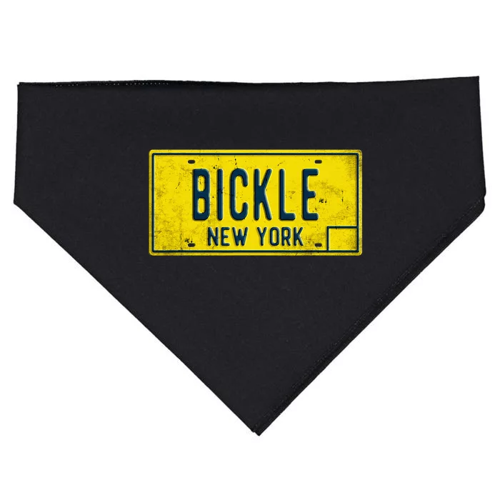 Taxi Driver Retro Old Ny Movie Travis Bickle License Plate USA-Made Doggie Bandana