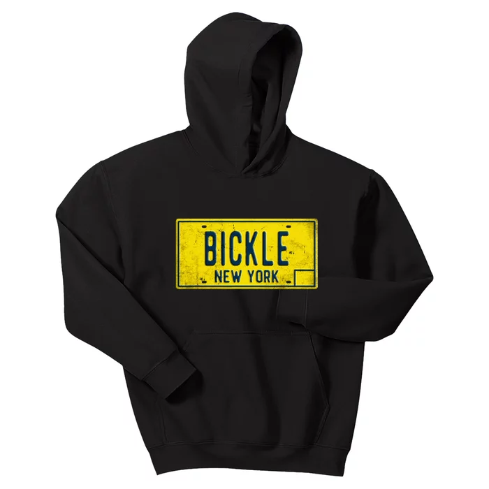 Taxi Driver Retro Old Ny Movie Travis Bickle License Plate Kids Hoodie