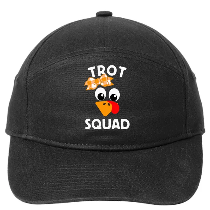 Thanksgiving Day Running Turkey Trot Squad 7-Panel Snapback Hat