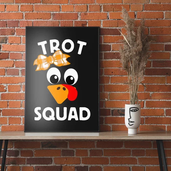 Thanksgiving Day Running Turkey Trot Squad Poster