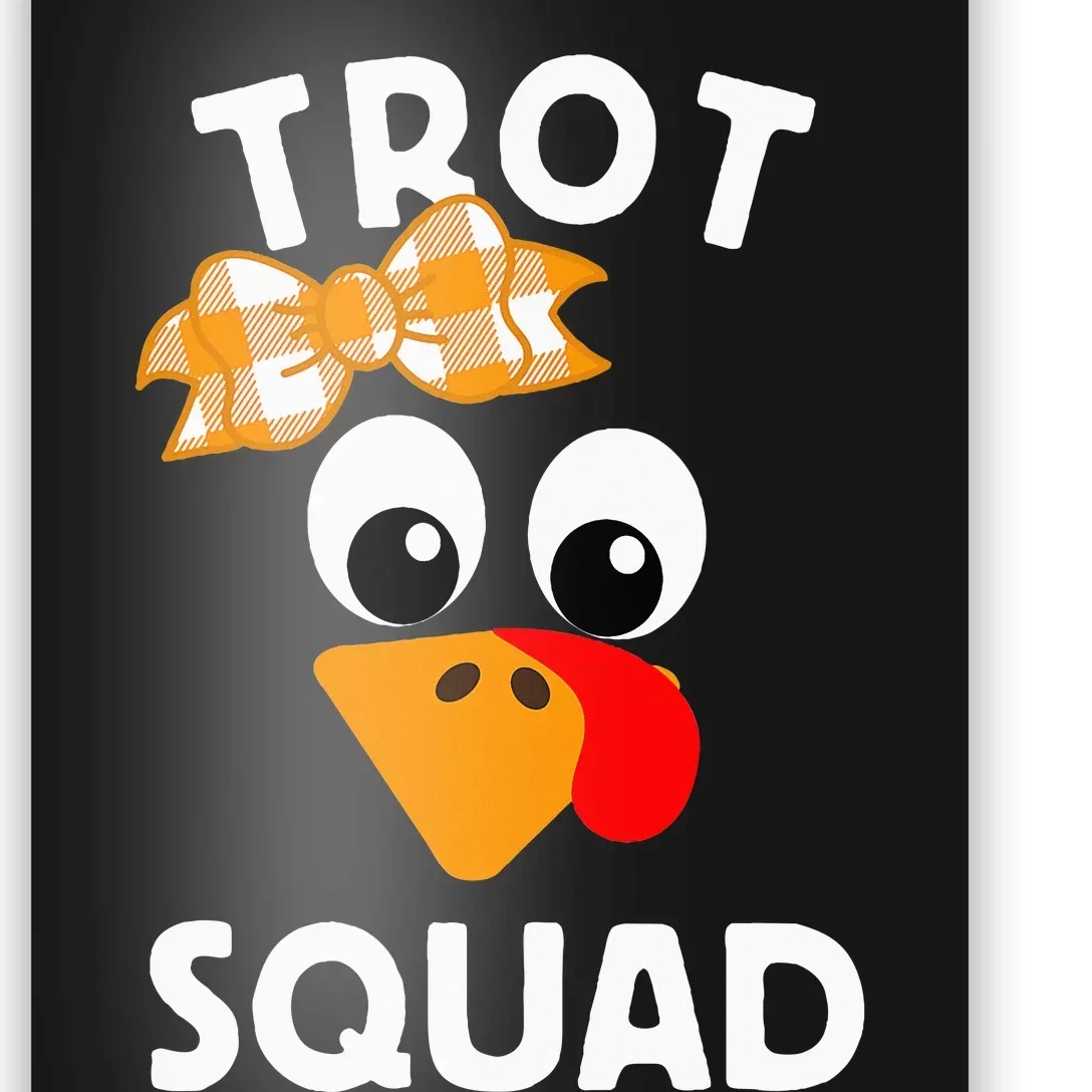 Thanksgiving Day Running Turkey Trot Squad Poster