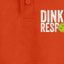 Team Dink Responsibly Dont Get Smashes Funny Pickleball Gift Dry Zone Grid Performance Polo