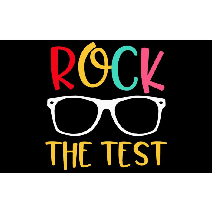 Test Day Rock The Test Teacher Testing Day Funny Teacher Bumper Sticker