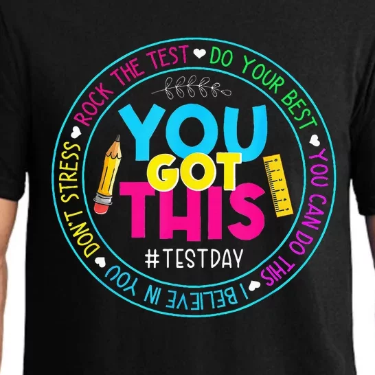 Test Day Rock The Test Teacher Testing Day You Got This Pajama Set