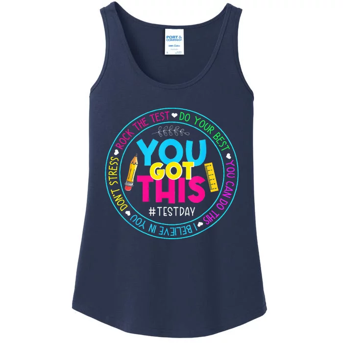 Test Day Rock The Test Teacher Testing Day You Got This Ladies Essential Tank