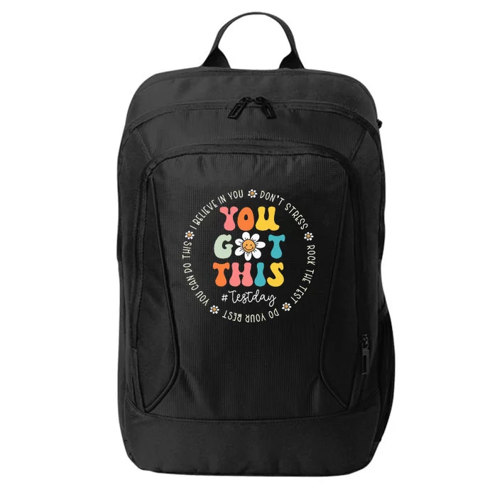 Test Day Rock The Test Teacher Testing Day You Got This City Backpack