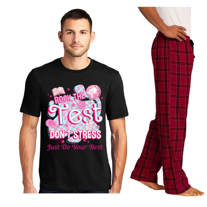 Testing Day Rock The Test Motivational For Teacher Student Pajama Set