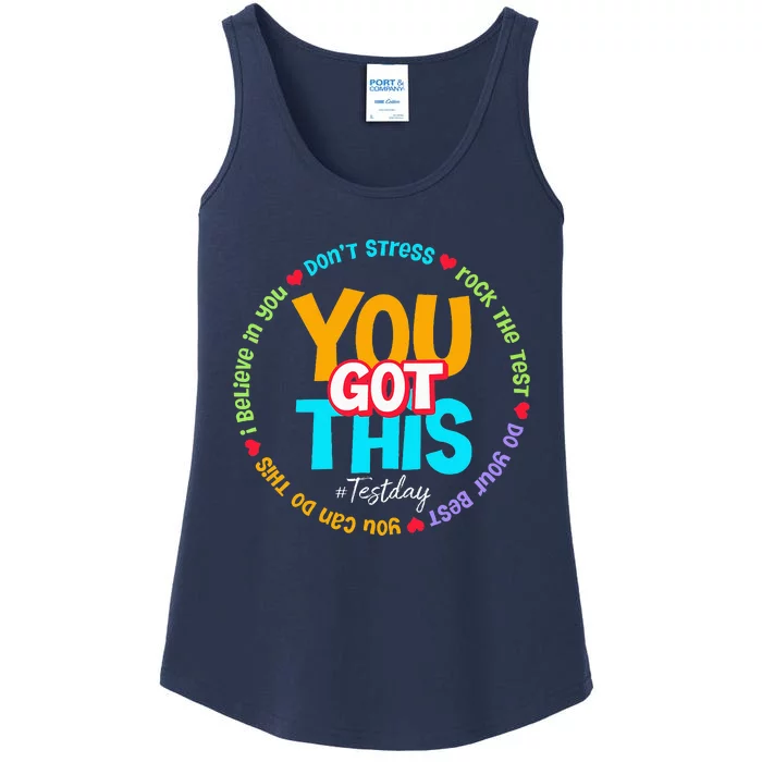 Test Day Rock The Test Teacher Testing Day You Got This Ladies Essential Tank