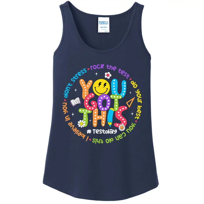 Test Day Rock The Test Teacher Testing Day You Got This Ladies Essential Tank