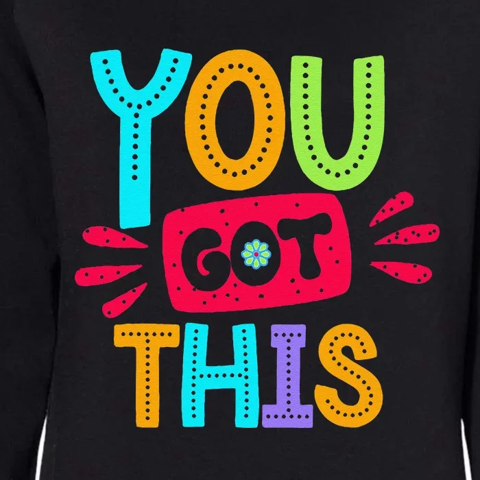 Test Day Rock The Test Teacher Testing Day You Got This Womens California Wash Sweatshirt