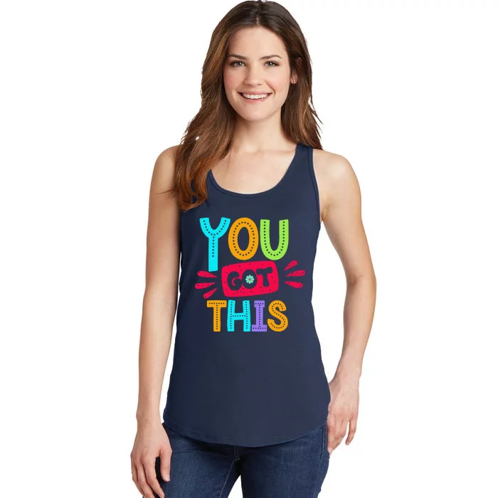 Test Day Rock The Test Teacher Testing Day You Got This Ladies Essential Tank