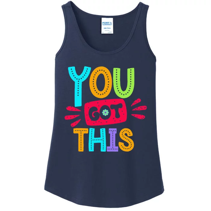 Test Day Rock The Test Teacher Testing Day You Got This Ladies Essential Tank