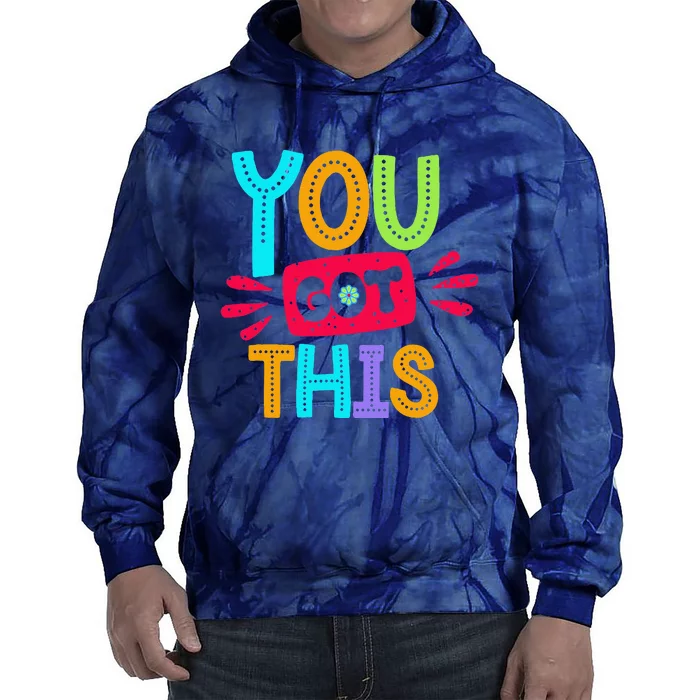 Test Day Rock The Test Teacher Testing Day You Got This Tie Dye Hoodie