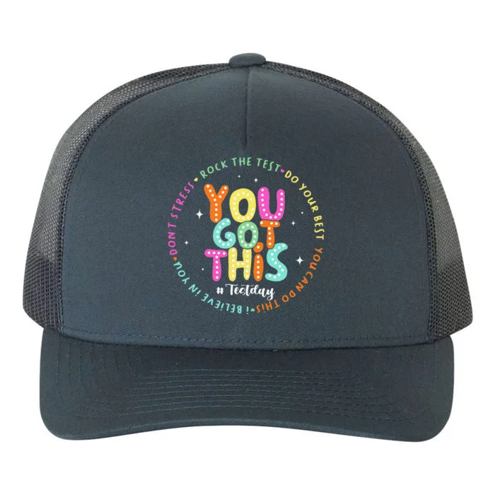 Test Day Rock The Test Teacher Testing Day You Got This Yupoong Adult 5-Panel Trucker Hat