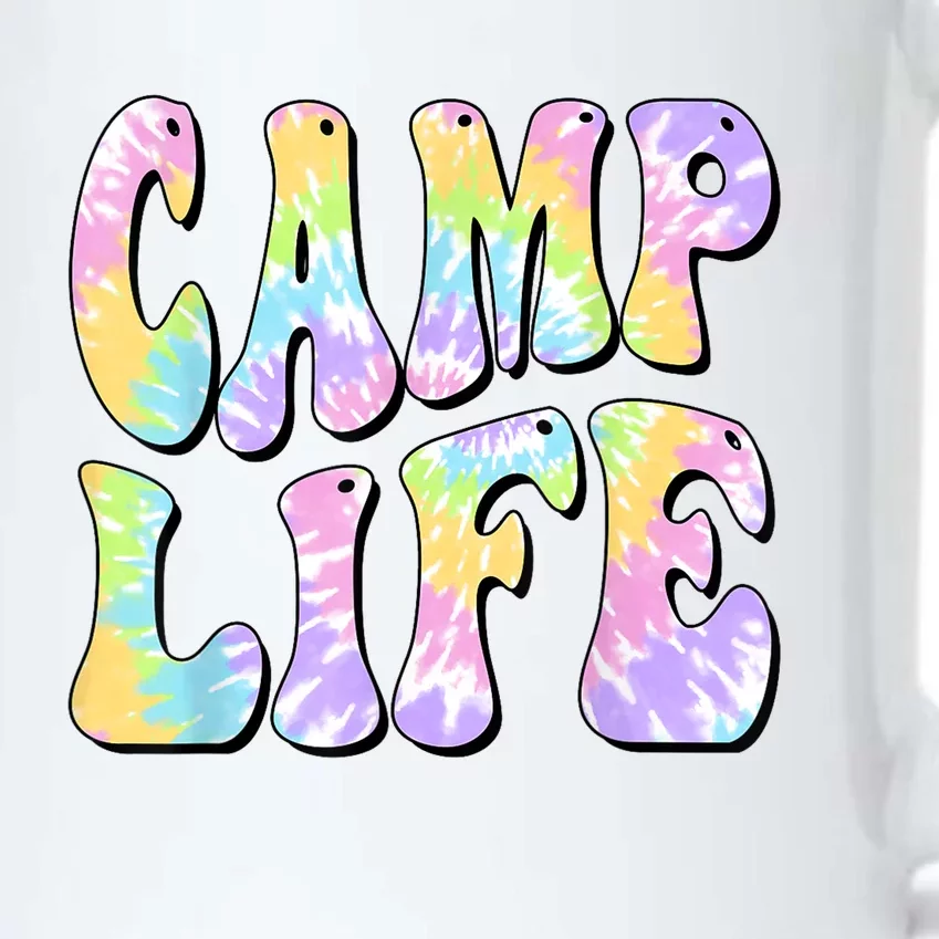 Tie Die Retro Camping Summer For Girl Summer Camp Life Gift Black Color Changing Mug