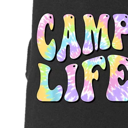 Tie Die Retro Camping Summer For Girl Summer Camp Life Gift Doggie 3-End Fleece Hoodie