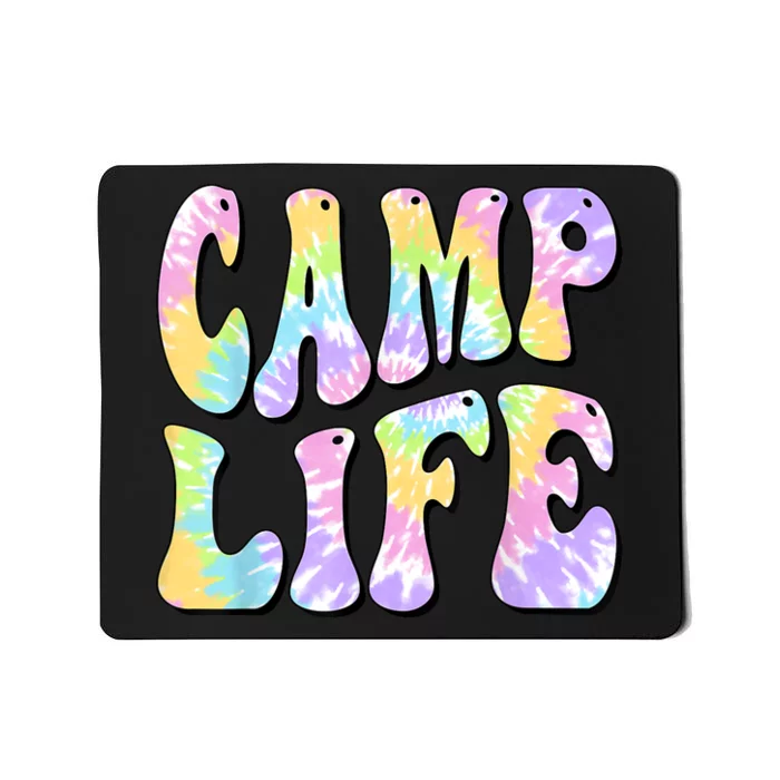 Tie Die Retro Camping Summer For Girl Summer Camp Life Gift Mousepad