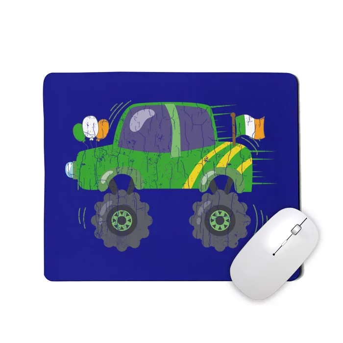 Truck Driver Racer Funny Saint Patricks Day Graphic Gift Mousepad