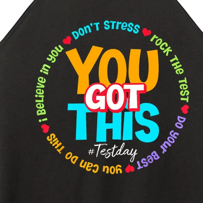 Test Day Rock The Test Teacher Testing Day You Got This Women’s Perfect Tri Rocker Tank