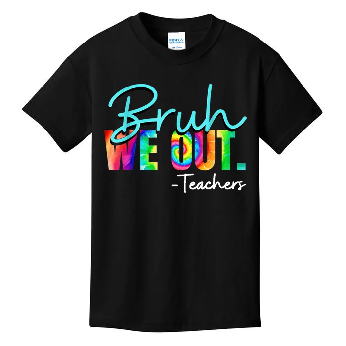 Tie Dye Ruh We Out Teachers Gift Kids T-Shirt