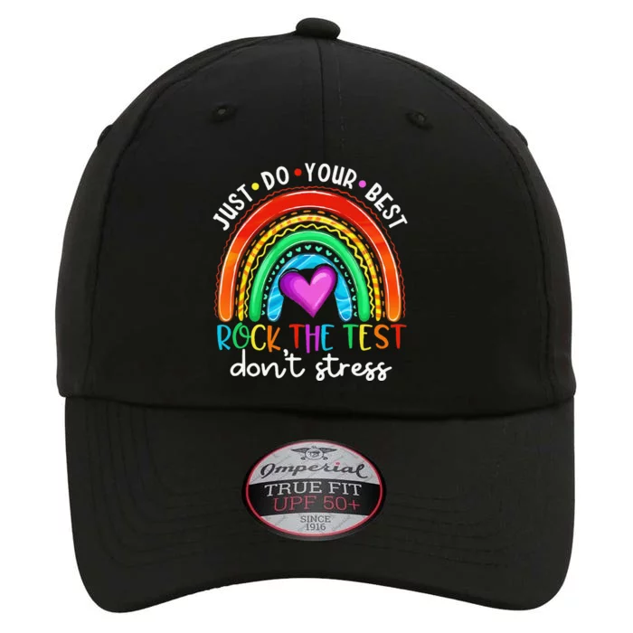 Test Day Rock The Test Teacher Testing Day Rainbow Teacher The Original Performance Cap