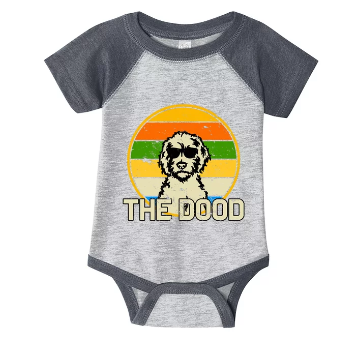 The Dood Retro Dog Infant Baby Jersey Bodysuit