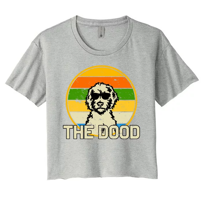 The Dood Retro Dog Women's Crop Top Tee