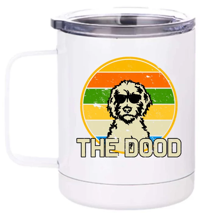 The Dood Retro Dog Front & Back 12oz Stainless Steel Tumbler Cup