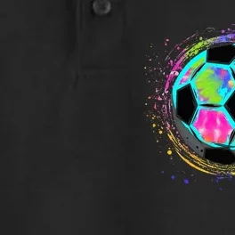 Tie Dye Soccer Ball For All Soccer Lovers Dry Zone Grid Performance Polo