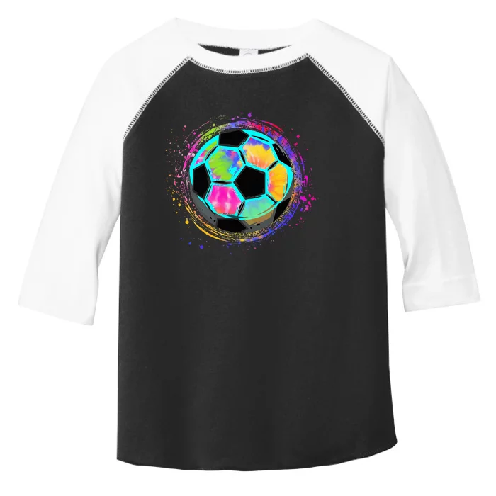 Tie Dye Soccer Ball For All Soccer Lovers Toddler Fine Jersey T-Shirt