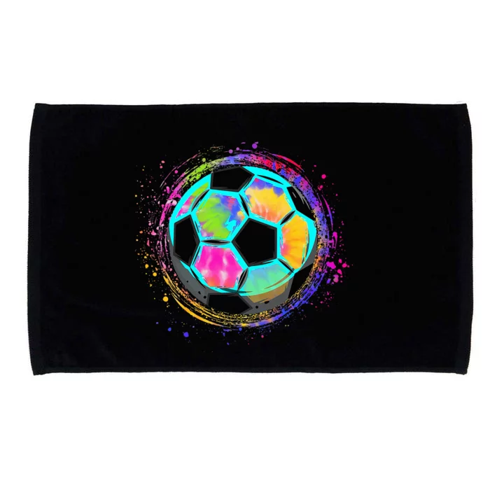 Tie Dye Soccer Ball For All Soccer Lovers Microfiber Hand Towel