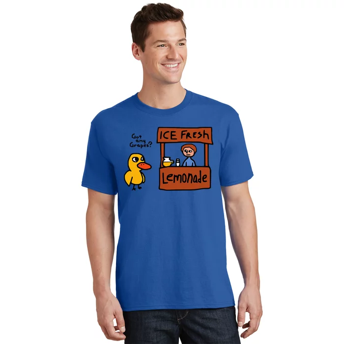 The Duck Song Got Any Grapes Funny Meme T-Shirt