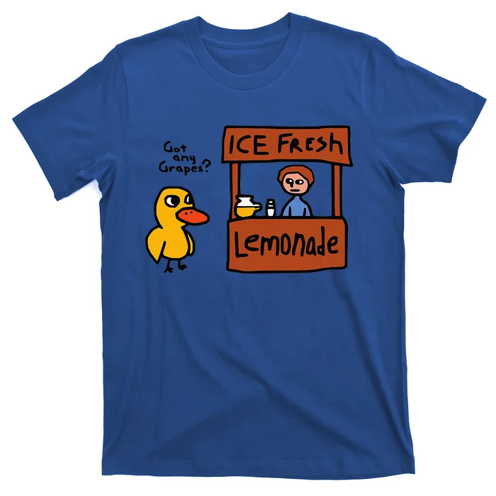 The Duck Song Got Any Grapes Funny Meme T-Shirt