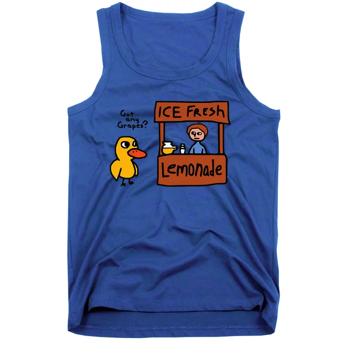 The Duck Song Got Any Grapes Funny Meme Tank Top