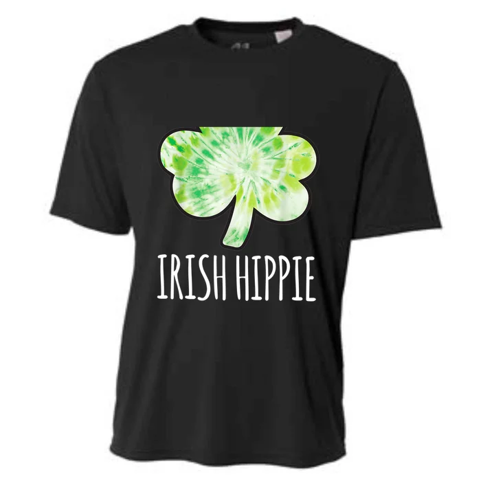 Tie Dye Shamrock Irish Hippie Clover Saint Patricks Day Cooling Performance Crew T-Shirt