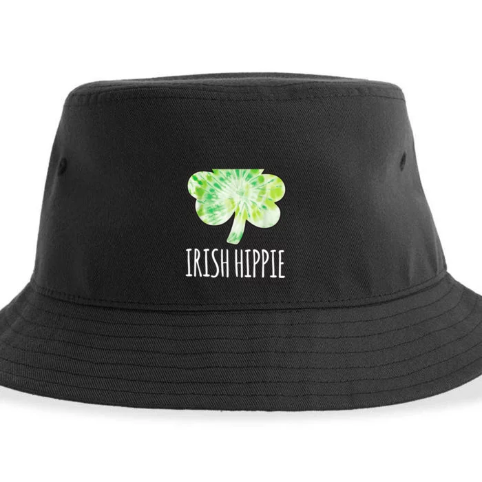 Tie Dye Shamrock Irish Hippie Clover Saint Patricks Day Sustainable Bucket Hat