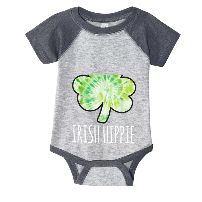 Tie Dye Shamrock Irish Hippie Clover Saint Patricks Day Infant Baby Jersey Bodysuit