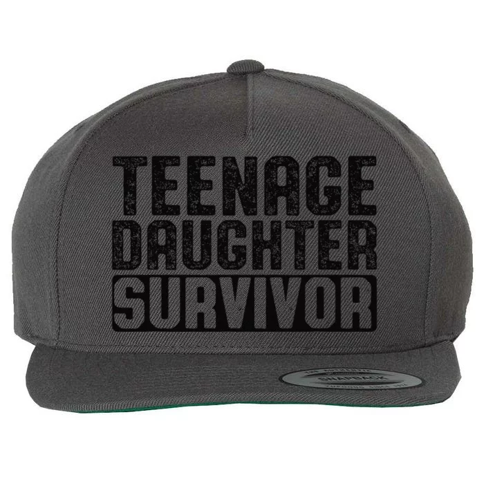 Teenage Daughter Survivor Wool Snapback Cap