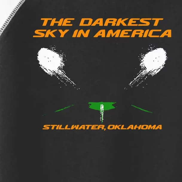 The Darkest Sky In America Stillwater Oklahoma Toddler Fine Jersey T-Shirt