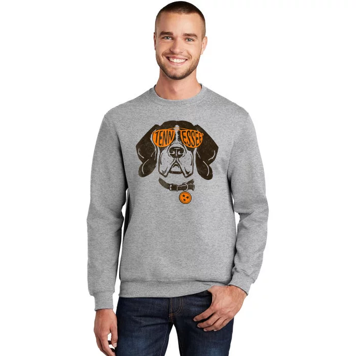 Tennessee Dog Sport Lovers | Tennessee Tri Stars Flag Tall Sweatshirt