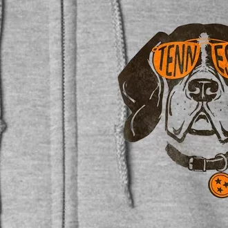 Tennessee Dog Sport Lovers | Tennessee Tri Stars Flag Full Zip Hoodie